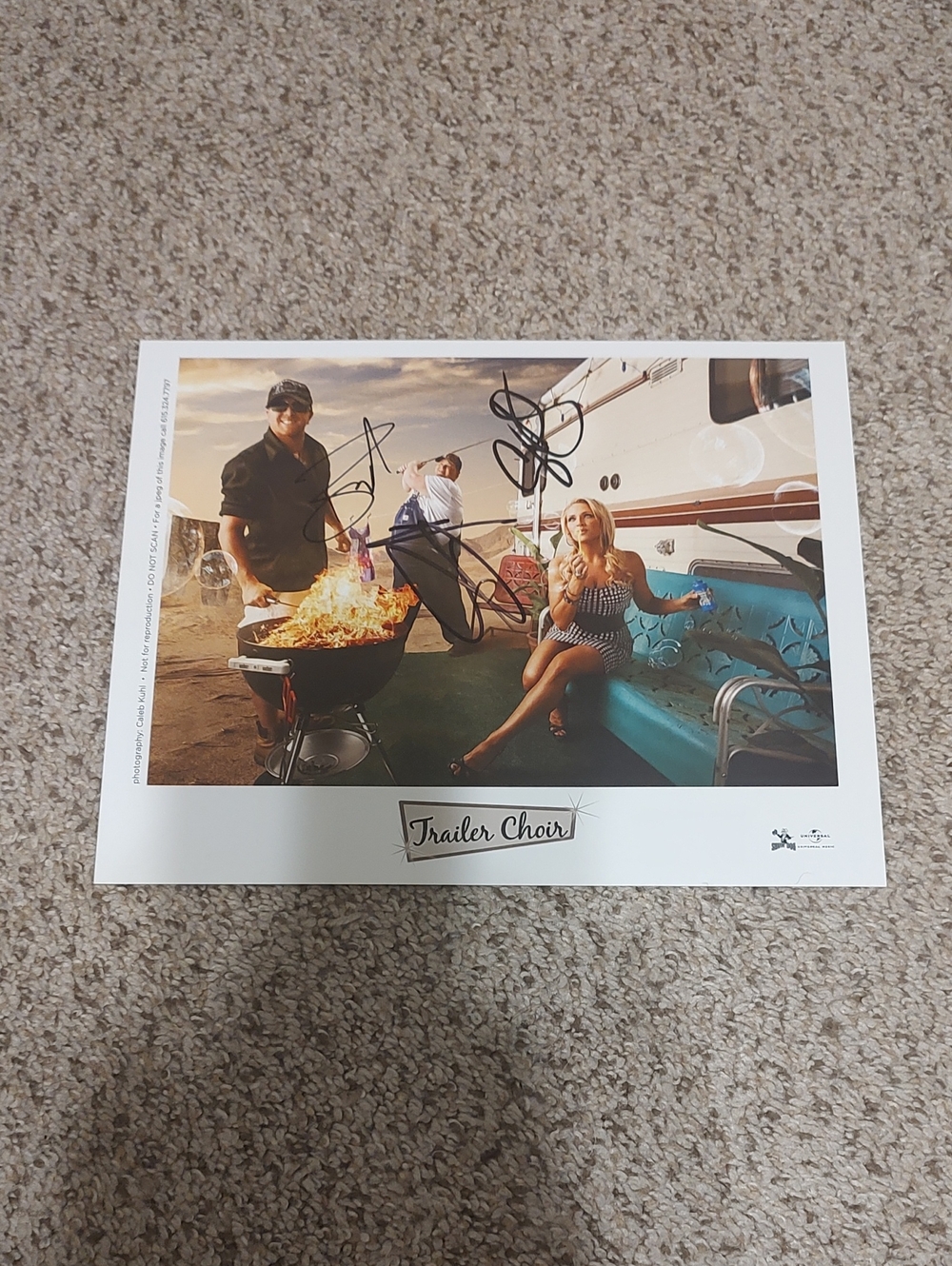Trailor Choir Signed Autograph Photo